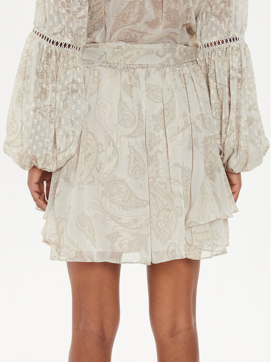 Guess Guess Mini suknja W4YD57 WDW82 Bež Regular Fit