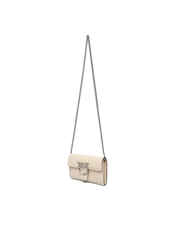 PINKO PINKO Torebka Love One Wallet Light AI 25-26 PLTT 105344 A2JC Écru