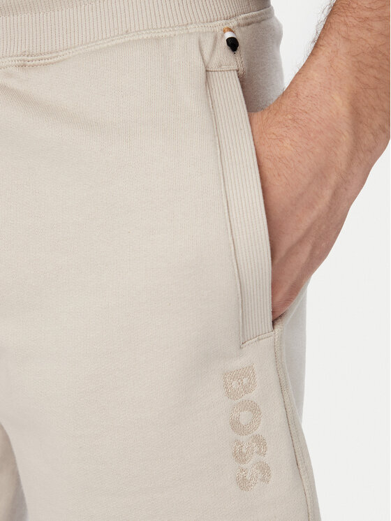 BOSS BOSS Sporta šorti 50561500 Bēšs Regular Fit