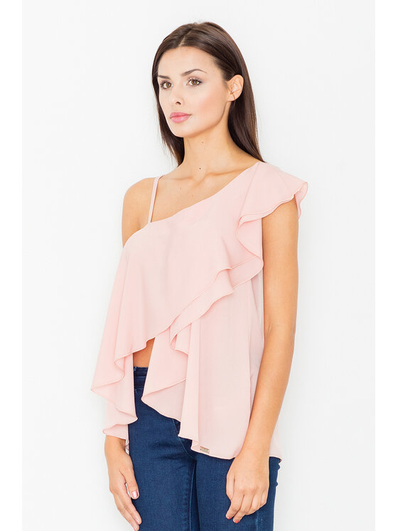 FIGL FIGLFIGL Blusa M479 Rosa Regular Fit