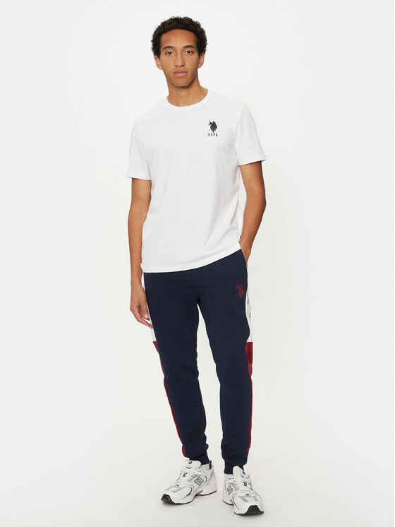 U.S. Polo Assn. U.S. Polo Assn. T-shirt MUP3311 Bijela Slim Fit