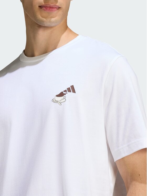 adidas adidas T-Shirt 158894 Biały Regular Fit