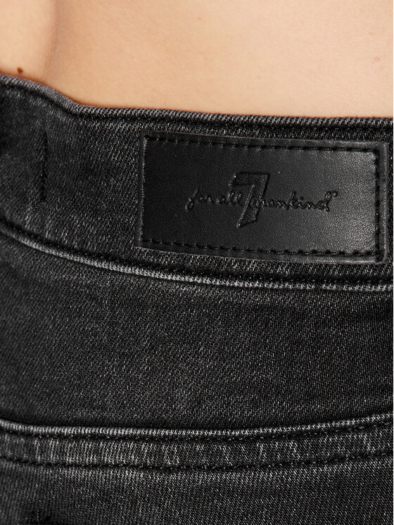 7 For All Mankind 7 For All Mankind Traperice Roxanne JSWXC320LB Crna Slim Fit