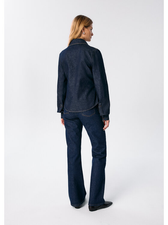 MARI PRETI MARI PRETI camicia di jeans Denim Dream Blu scuro Regular Fit