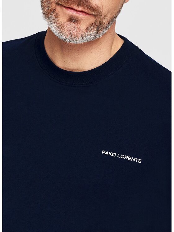 Pako Lorente Pako Lorente T-Shirt P26SF-TT-006 Granatowy Classic Fit