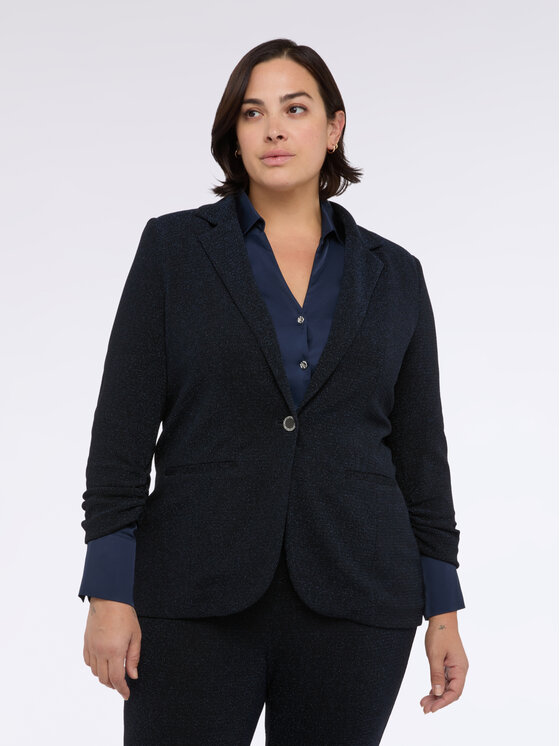 Fiorella Rubino Fiorella Rubino Giacca di transizione Q001T000239N0Z4 Blu Regular Fit