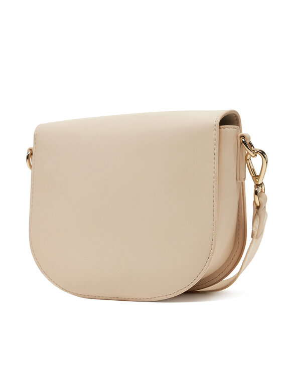 Tommy Hilfiger Tommy Hilfiger Torebka Th Logotape Saddle Bag AW0AW17184 Écru