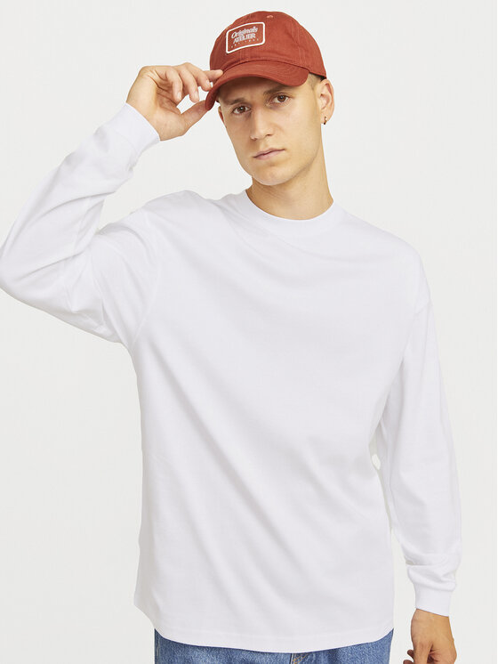 Jack&Jones Jack&Jones Longsleeve Urban Edge 12256422 Λευκό Loose Fit