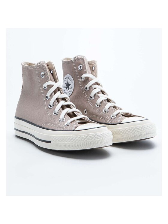 Beige converse high tops sales
