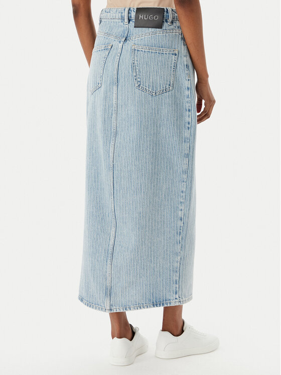 HUGO HUGO Gonna di jeans Gatje_4 50568239 Celeste Regular Fit
