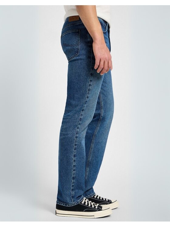 Lee Lee Jeansy West Niebieski Relaxed Fit