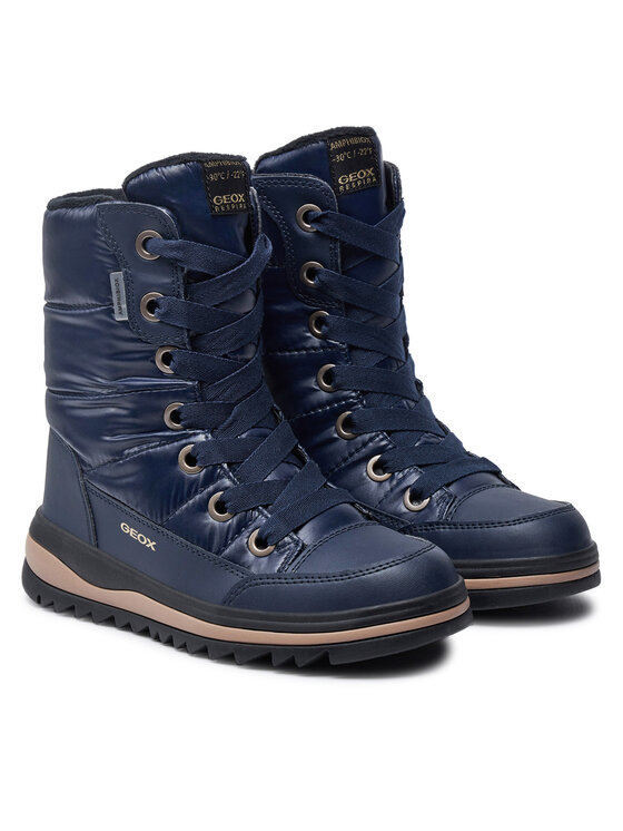 Geox Geox Kozaki J Adelhide Girl B Ab J16EWA 0LVBC C4002 S Granatowy