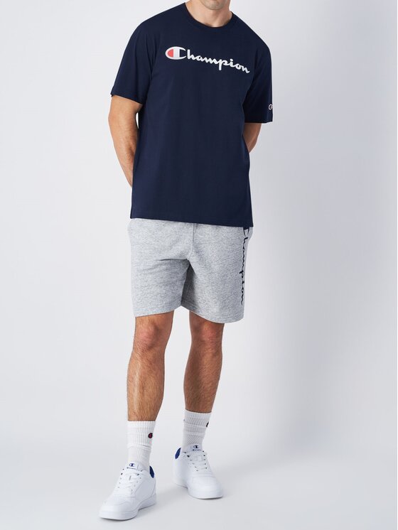 Champion Champion T-Shirt 220256-B501 Niebieski Standard Fit