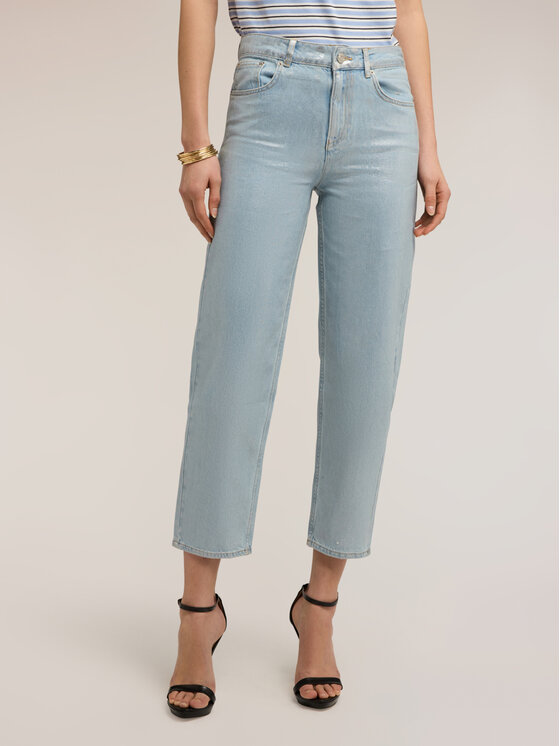 Motivi Motivi Jeans P460Q004472N004 Turchese Boy Fit