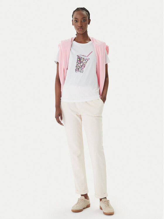 Liu Jo Sport Liu Jo Sport Jogginghose TA6031 FS002 Beige Regular Fit