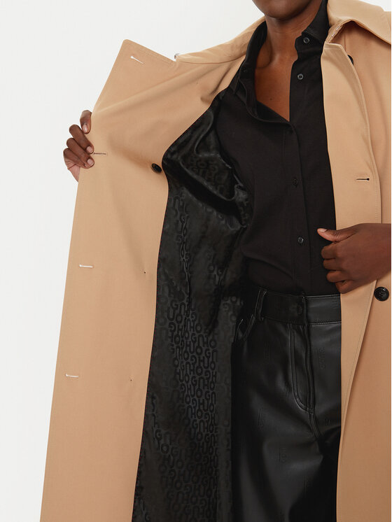 HUGO HUGO Tenchcoat 50529938 Beige Regular Fit