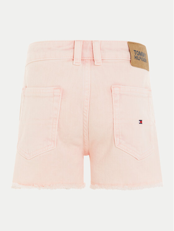 Tommy Hilfiger Tommy Hilfiger Džinsiniai šortai Harper KG0KG07918 Rožinė Relaxed Fit