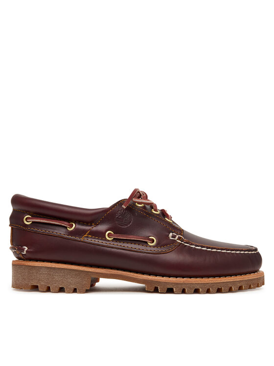 Timberland Timberland Mokasīni Authentics Boat 3 Eye Classic TB0500096481 Bordo
