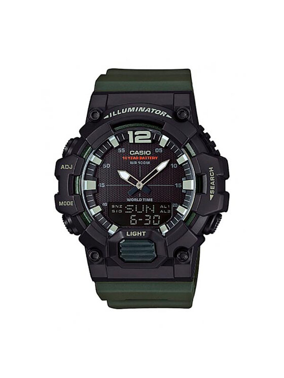Casio Casio Zegarek HDC-700-3AVEF Zielony