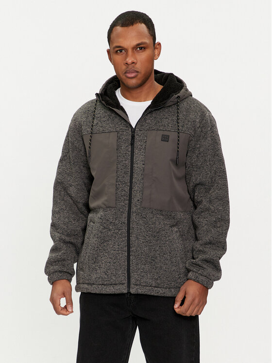 Billabong Pārejas jaka Boundary Sherpa EBYFT00123 Melns Regular Fit