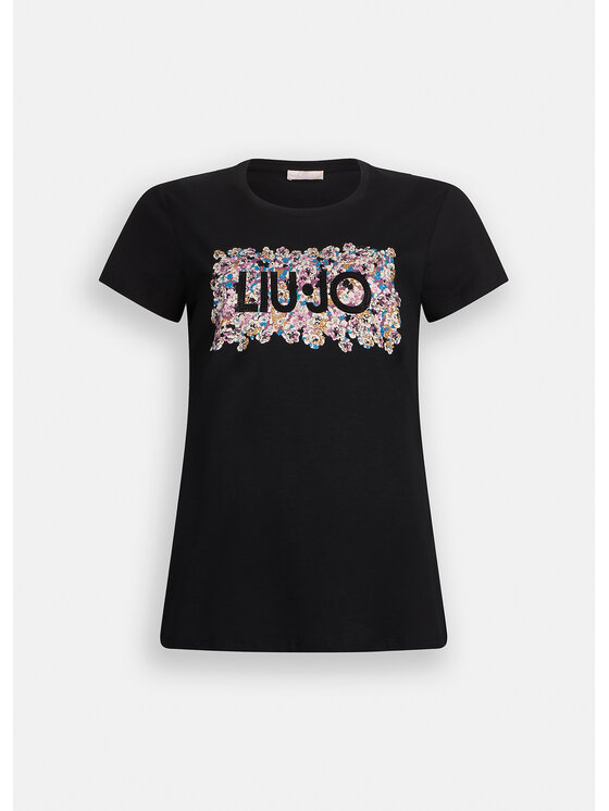 Liu Jo Liu Jo T-shirt MF5456JS923P9163 Nero Regular Fit