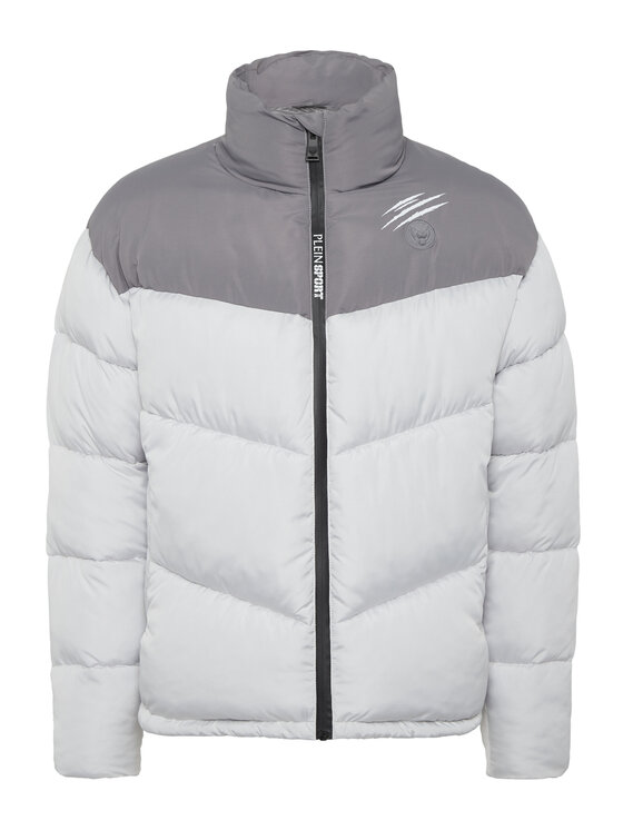 Plein Sport Plein Sport Giubbotto piumino 24023 Grigio Regular Fit