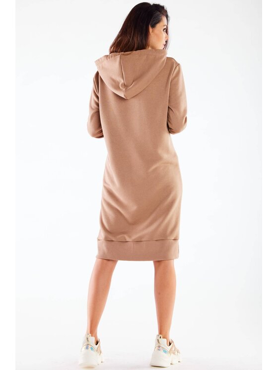 Infinite You Infinite You Vestito di maglia M273 Beige Basic Fit