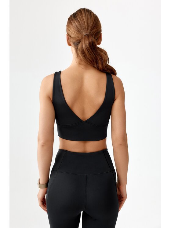 ROUGH RADICAL ROUGH RADICAL Biustonosz sportowy SPORTS BRA HAMPTONS Czarny