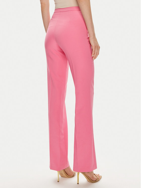 Fracomina Fracomina Spodnie materiałowe FQ24SV3001W42901 Różowy Slim Fit