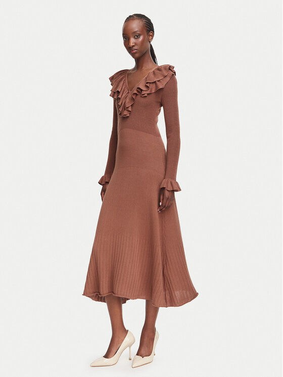 Marella Rochie tricotată Slatino 2623326034 Maro Regular Fit