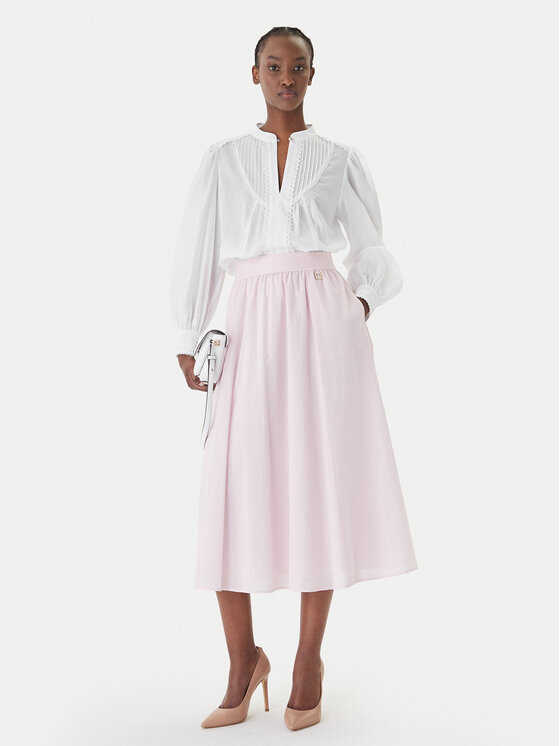 JOOP! JOOP! Spódnica midi Sedef 30102096 Różowy Regular Fit