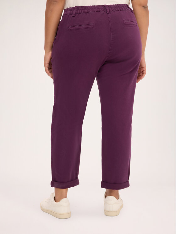 Fiorella Rubino Fiorella Rubino Pantaloni di tessuto P072T105469N029 Viola Regular Fit