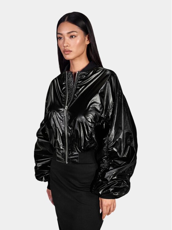 MADE BY SOCIETY MADE BY SOCIETY Kurtka anorak KALA - J27533 Czarny Basic Fit