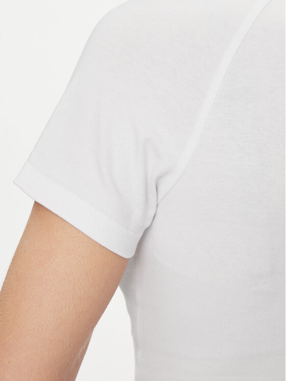 Juicy Couture Juicy Couture Футболка Shrunken Diamante JCMCT223257 Білий Slim Fit