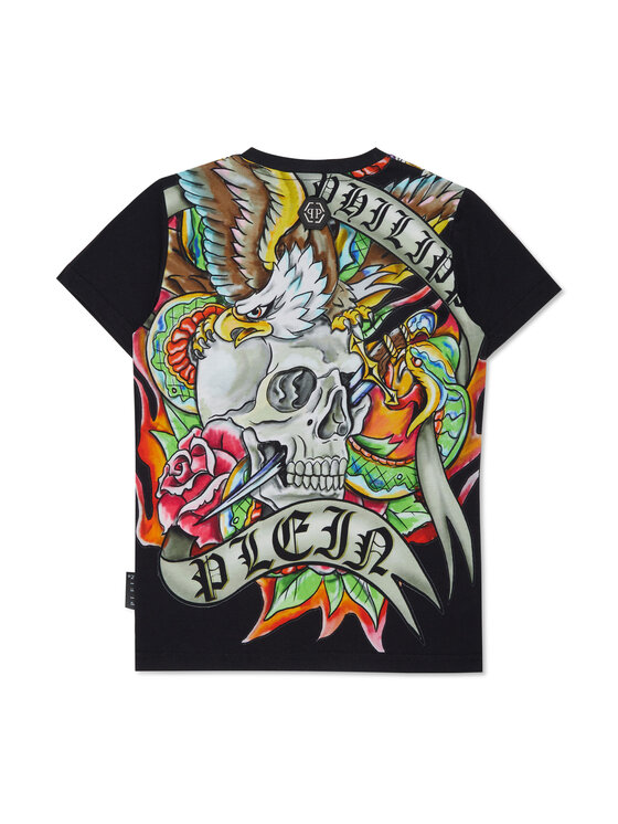 PHILIPP PLEIN PHILIPP PLEIN T-shirt 27605 Nero Regular Fit