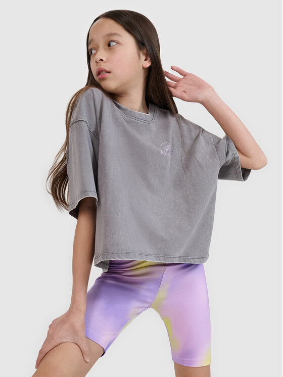 4F 4F T-Shirt SWELLS OF THE OCEAN Szary Oversize