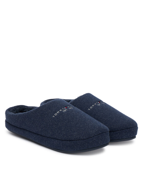 Tommy Hilfiger Tommy Hilfiger Пантофи Felt House FM0FM05614 Тъмносин