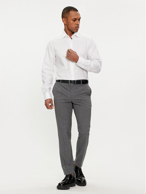 Michael Kors Michael Kors Cămașă MD0MD91514 Alb Slim Fit