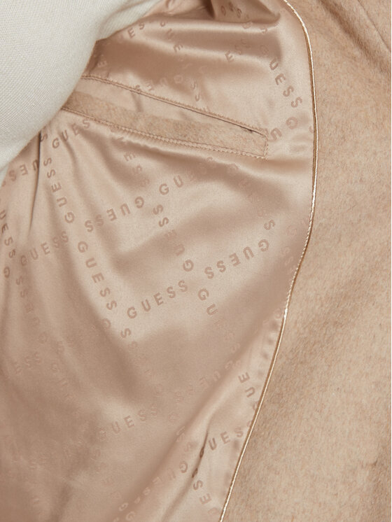 Guess Guess Ziemas mētelis Nancy W4BL32 WGJG2 Bēšs Regular Fit
