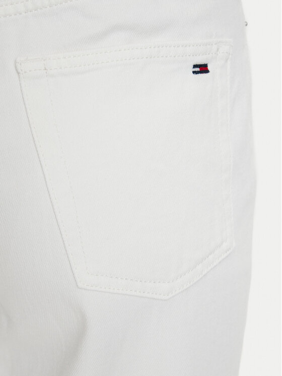 Tommy Jeans Tommy Jeans Blugi DW0DW22648 Alb Straight Leg