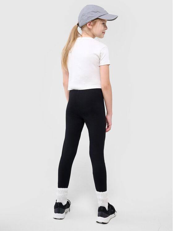 4F 4F Legginsy BASIC+ Czarny