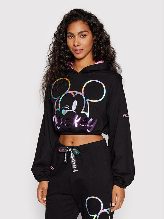 Fracomina Jopa DISNEY FD22ST9053F409N5 Črna Cropped Fit