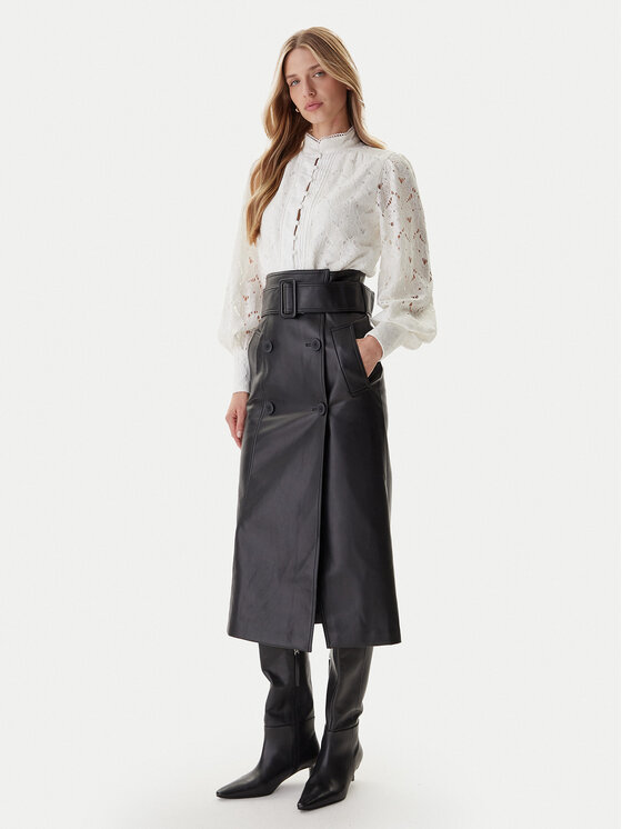 Morgan Morgan Gonna in similpelle 242-JADY Nero Regular Fit
