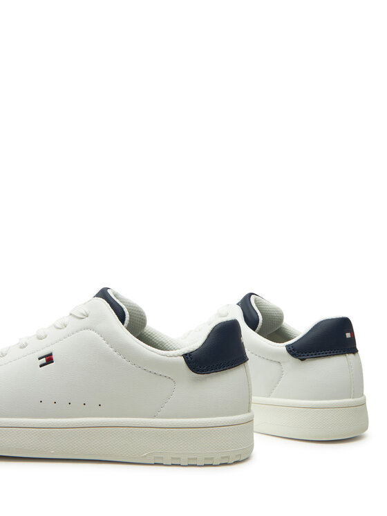 Tommy Hilfiger Tommy Hilfiger Snīkeri Low Cut Lace-Up Sneaker T3X9-33848-1355 S Balts