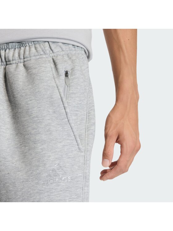 adidas adidas Szorty materiałowe 159228 Szary Regular Fit