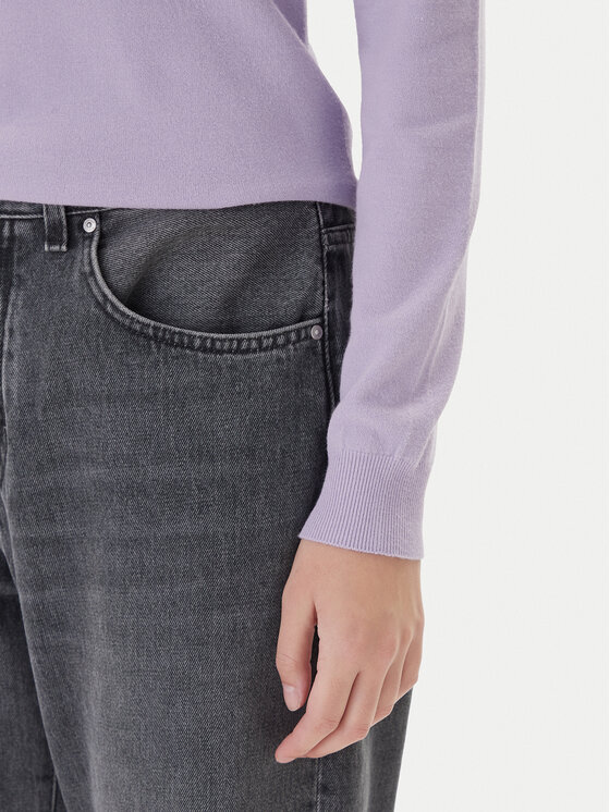 Kontatto Kontatto Bluză cu gât 3M0824C Violet Regular Fit
