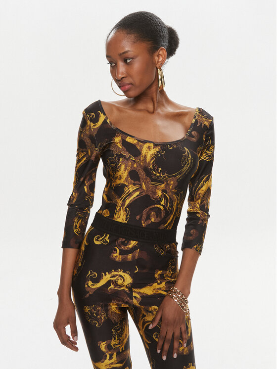 Versace Jeans Couture Versace Jeans Couture κορμάκι 76HAM221 Μαύρο Slim Fit