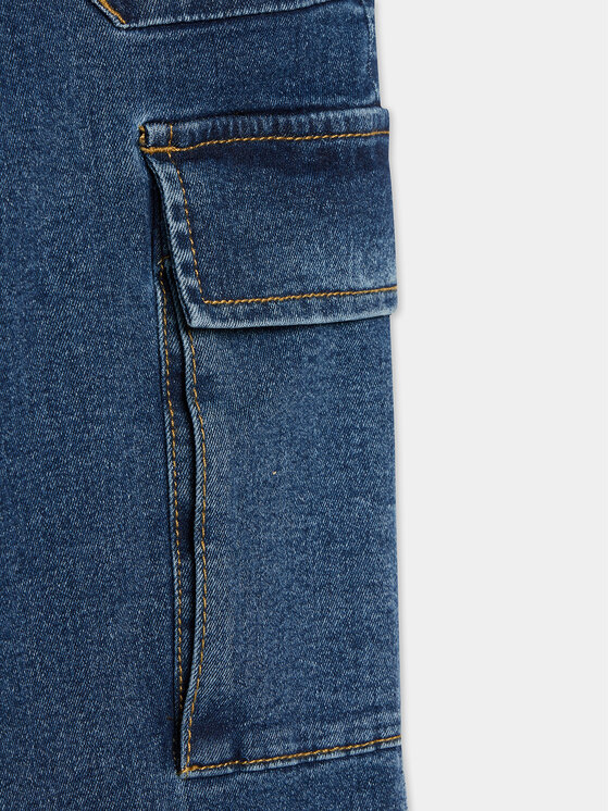 United Colors Of Benetton United Colors Of Benetton Traperice 4ULQCF02W Tamnoplava Slim Fit