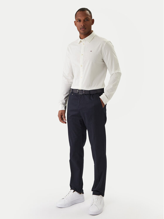 Tommy Jeans Tommy Jeans Camicia DM0DM04405 Bianco Slim Fit
