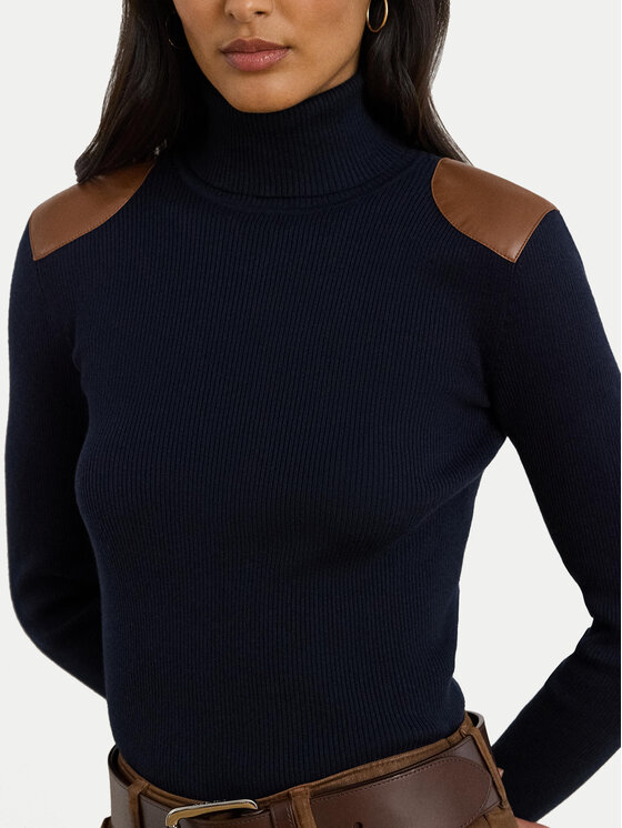 LAUREN RALPH LAUREN LAUREN RALPH LAUREN Dolcevita 200951386008 Blu scuro Slim Fit